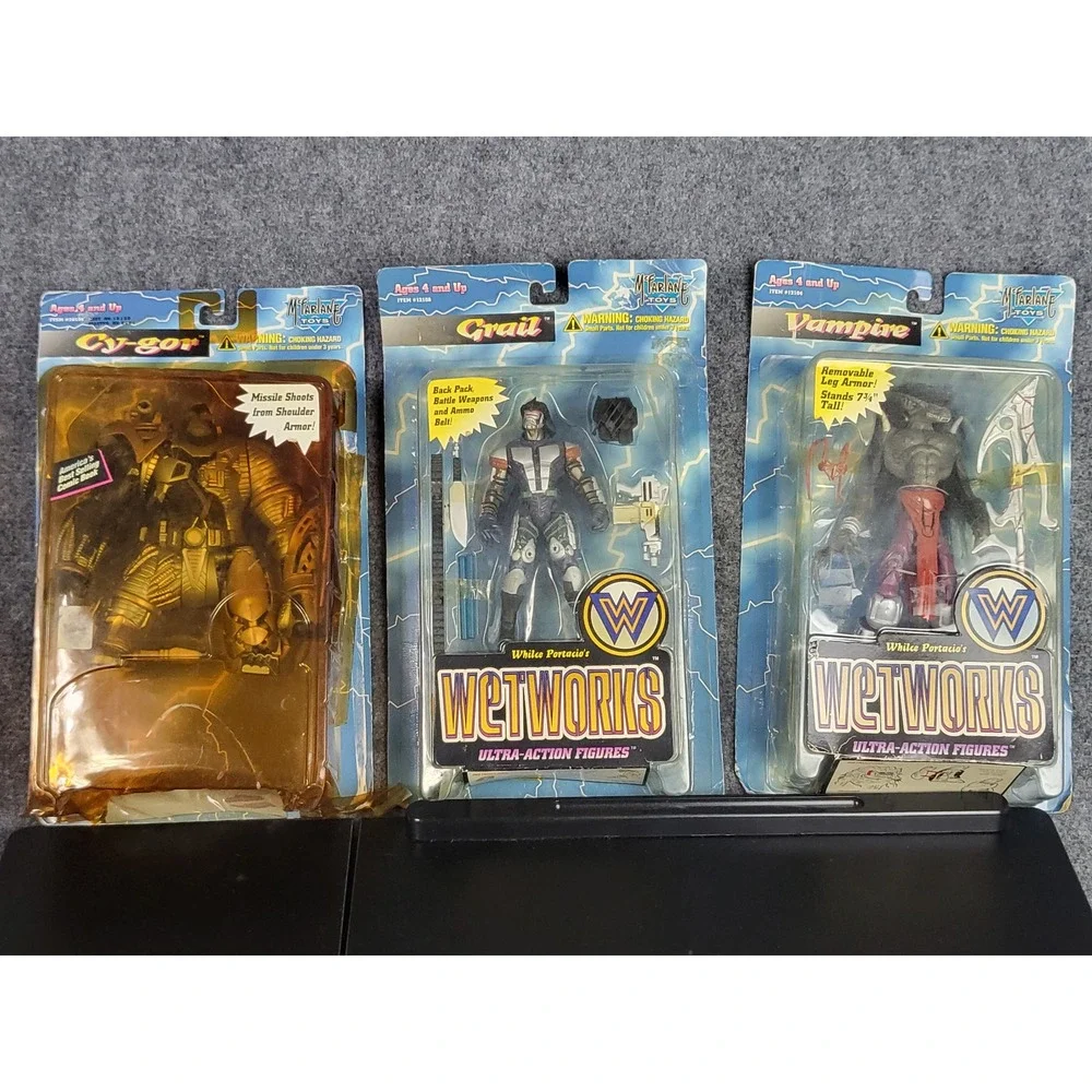 VTG 90S Todd McFarlane‎ Wetworks Action Figures Overkill Grail Kidcore Original